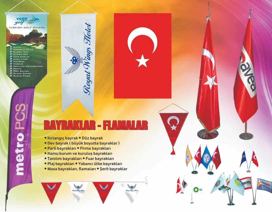 Bayrak ve flama üretimi
